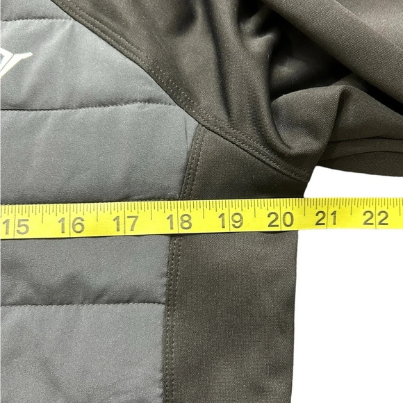 Old Navy Performance Relaxed Quilted Zip Up Jacket Black Jack Sz XXL 16 EUC - Picture 9 of 10